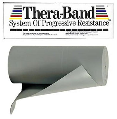 Thera-Band Latex Resistance Bands, Multiple Resistance Levels - 6 Yards