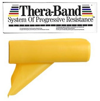 Thera-Band Latex Resistance Bands, Multiple Resistance Levels - 6 Yards