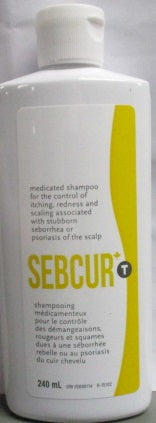 Sebcur & Sebcur-T Medicated Shampoos, 120ml & 240ml Sizes Available