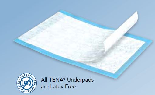 TENA Underpads: Extra, Bariatric, Heavy, and Regular Options