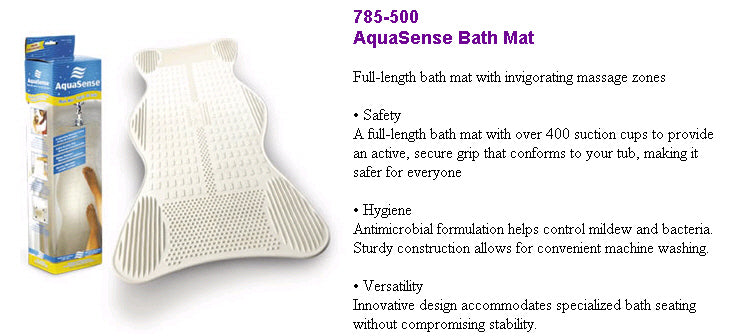 Bath Mat Aquasense Contoured