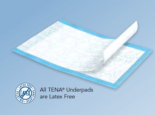 TENA Underpads: Extra, Bariatric, Heavy, and Regular Options