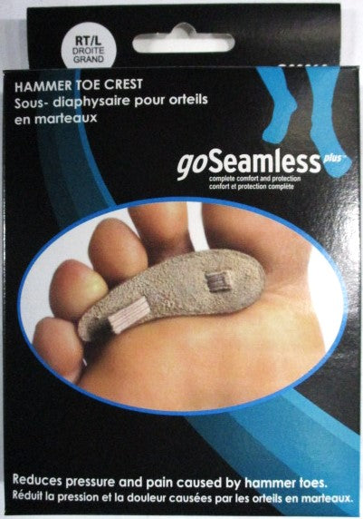 Hammer Toe Crest Goseamless - Left & Right (Small, Medium, Large)