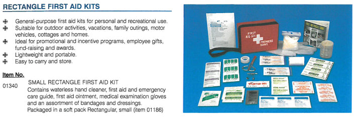 First Aid Kit - Large, Medium, Small