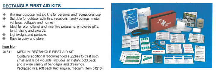 First Aid Kit - Large, Medium, Small