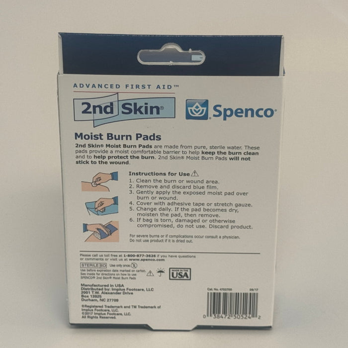 2nd Skin Burn Pads (Various Sizes Available)