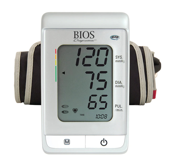 BIOS Diagnostics Blood Pressure Monitor with Atrial Fibrillation Screening