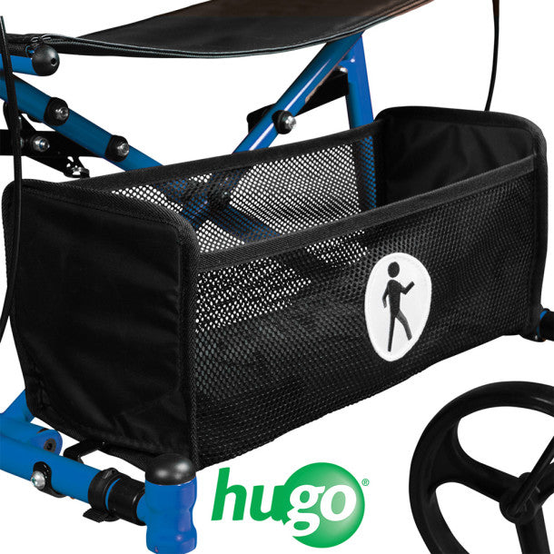 Hugo Sidekick Side-Folding Rolling Walker with Seat