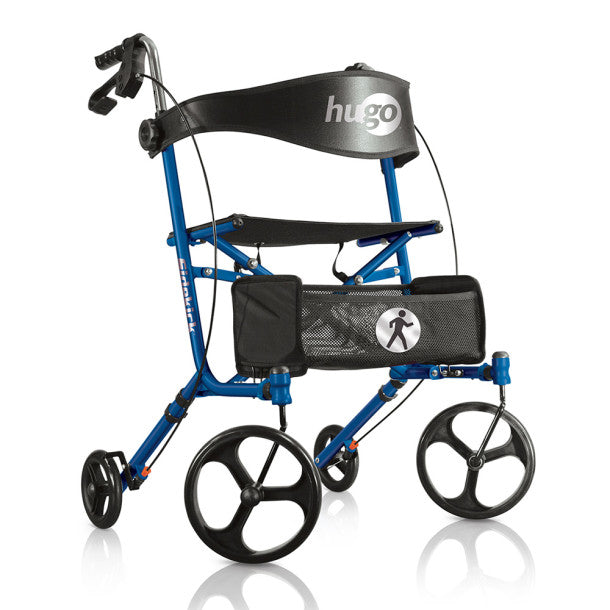 Hugo Sidekick Side-Folding Rolling Walker with Seat