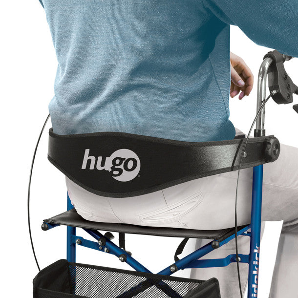 Hugo Sidekick Side-Folding Rolling Walker with Seat