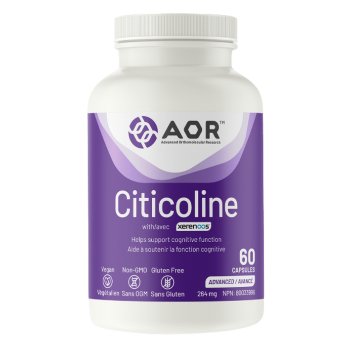 AOR Citicoline 264 Milligrams, Capsules 60