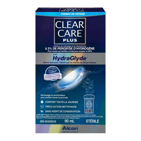 Alcon Clear Care Plus Travel Pack (90ml)