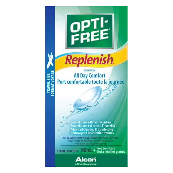 Alcon Opti-Free Replenish Contact Lens Solution 90ml & 300ml Available