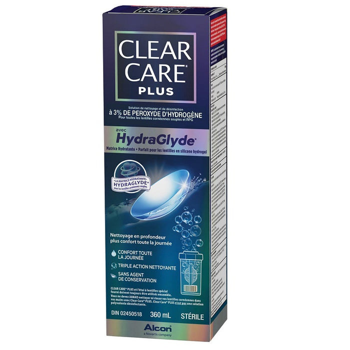 Alcon Clear Care Plus with HydraGlyde (360ml)