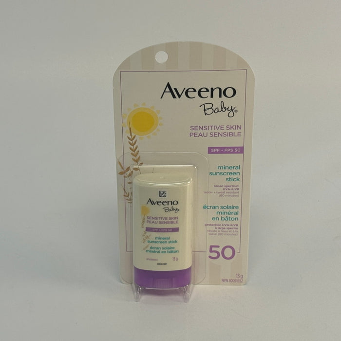 Aveeno Sunscreen Stick SPF 50 Senskin Baby (13g)