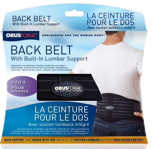 Back Belt Female & Male with Built-In Lumbar Support