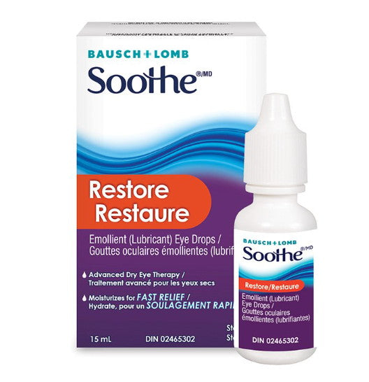 Bausch & Lomb, Soothe Eye Drops 15ml