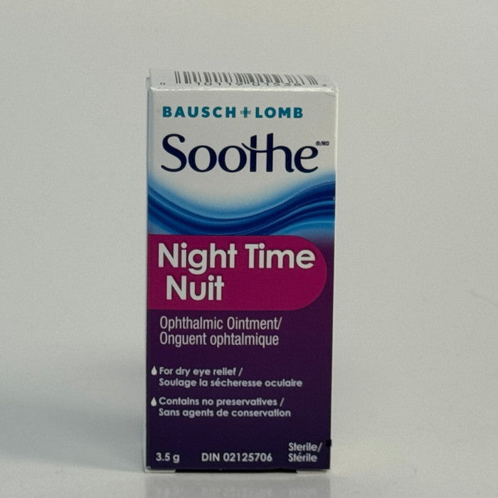 Bausch & Lomb, Soothe Night Time Eye Drop Therapy - 3.5g