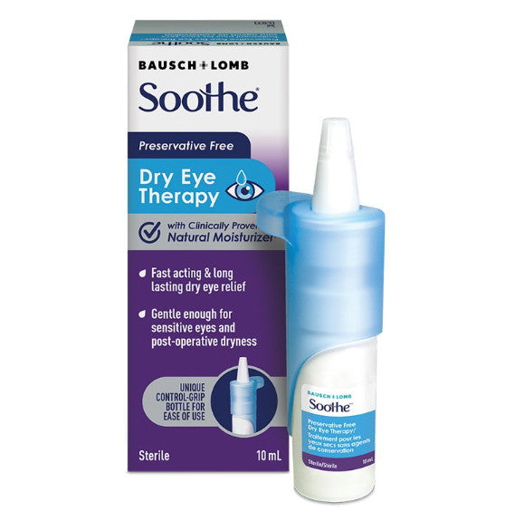 Baushch & Lomb, Soothe Preservative Free Eye Drop - 10ml