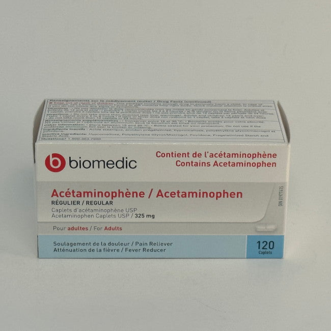 Biomedic Acetaminophen 325 mg (120 caplets)