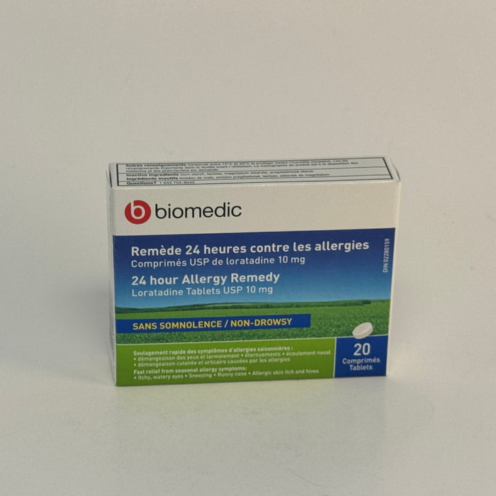 Biomedic Allergy Remedy, 10mg Loratadine (20 Tablets)