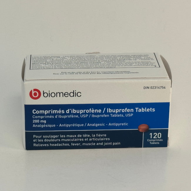 Biomedic Ibuprofen 200mg (120 Tablets)