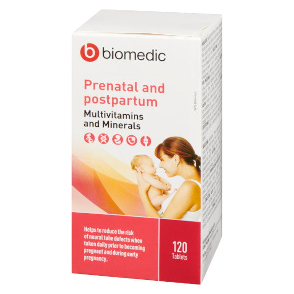 Biomedic Multivitamin Prenatal (120 Tablets)