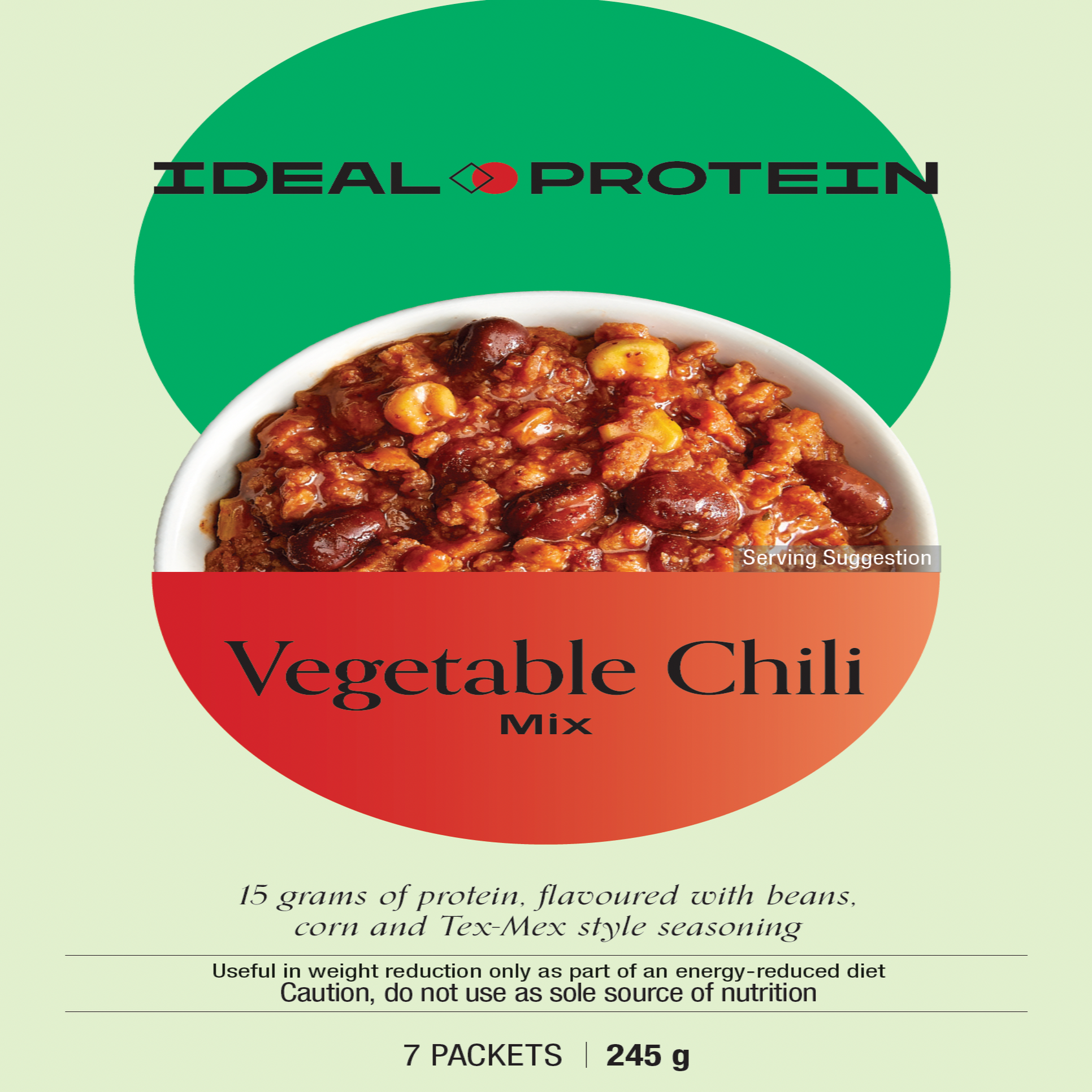 Ideal Protein, Vegetable Chili Mix, 7 Packets — Ingram Pharmacy