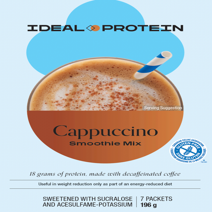 Ideal Protein, Cappuccino Smoothie Mix, 7 Packets