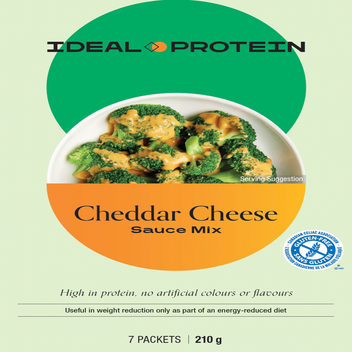 Ideal Protein, Cheddar Cheese Sauce, 7 Packets