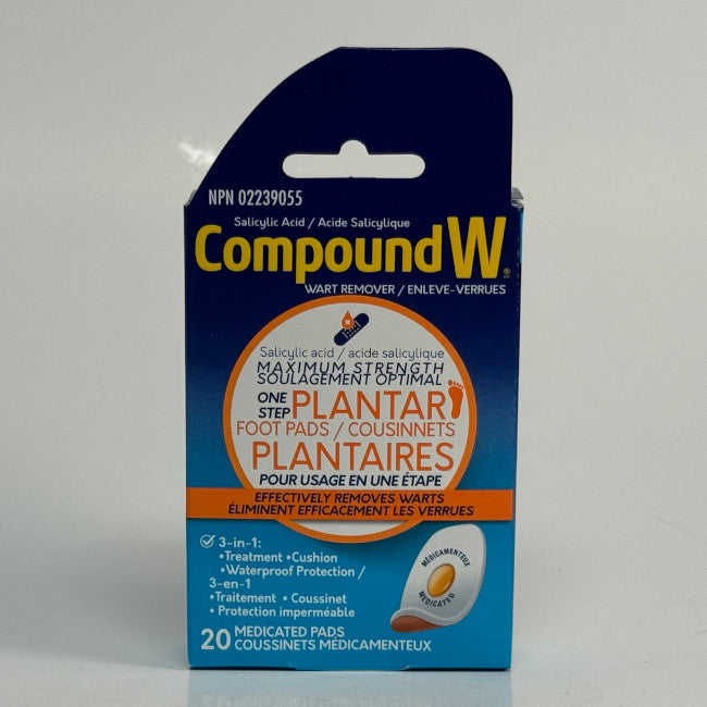 Compound W Plantar Wart Pads 20's