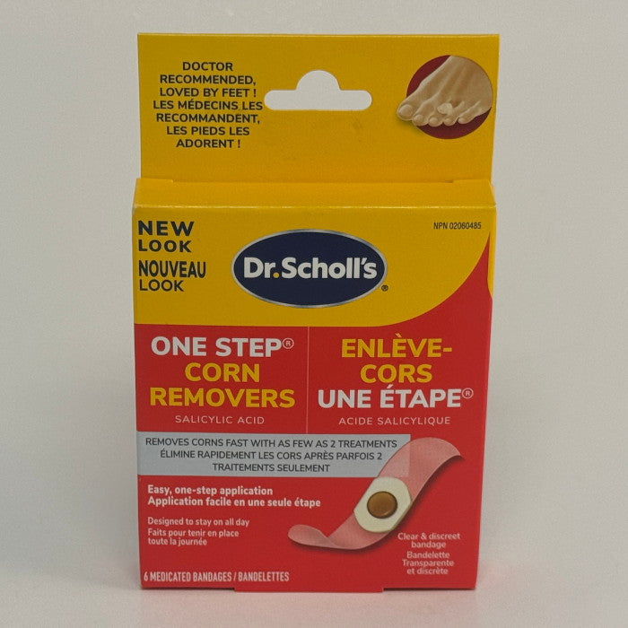 Dr Scholl's Corn Remover One Step - 6 Medicated Bandages