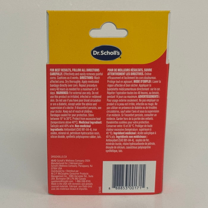 Dr Scholl's Corn Remover One Step - 6 Medicated Bandages