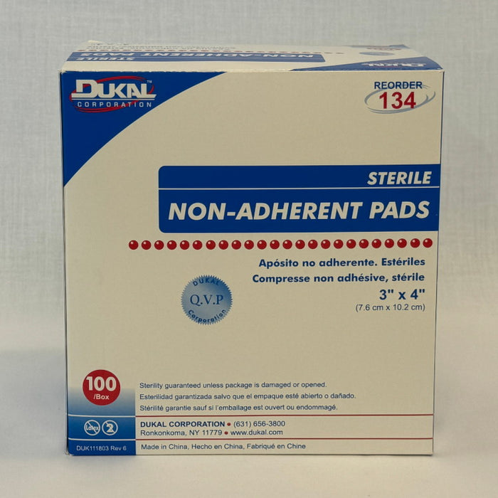 Dukal, Gauze Non-Adhesive Sterile Pads - 3" x 4"