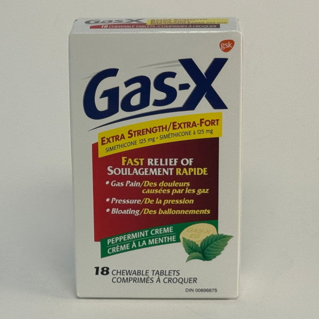 Gas-X Extra Strength Peppermint (18 Chewable Tablets)