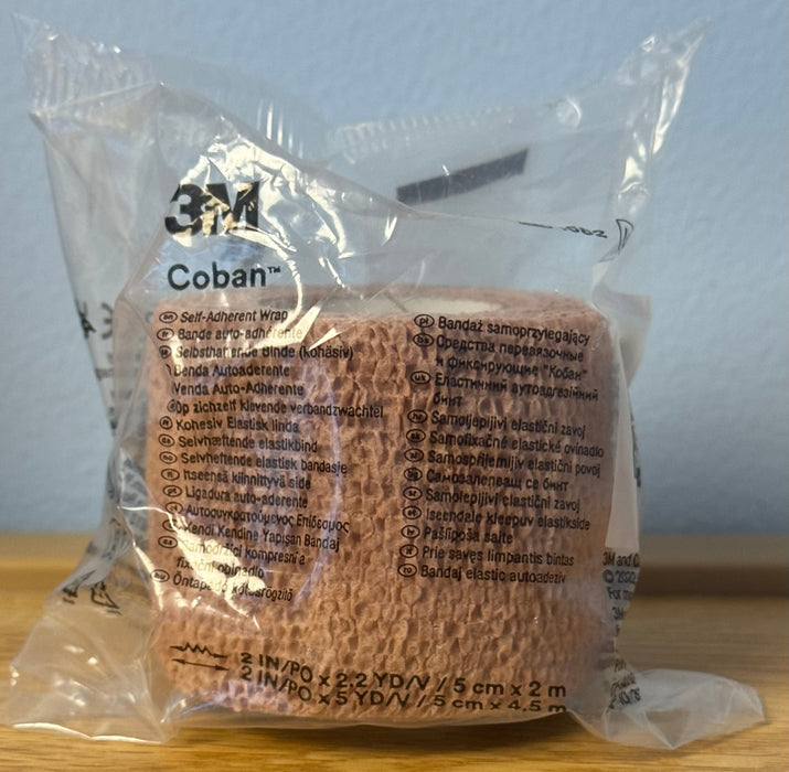 Coban Self-Adherent Wraps (1,2,3,4,6 Inch Sizes)