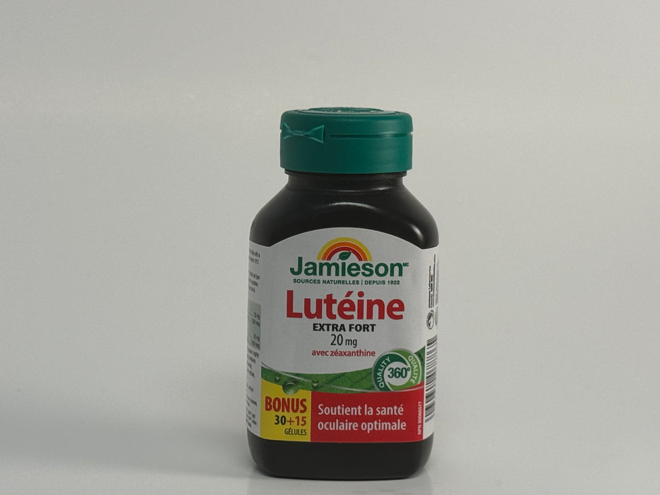 Jamieson Lutein 20mg Extra Strength (45 Softgels)