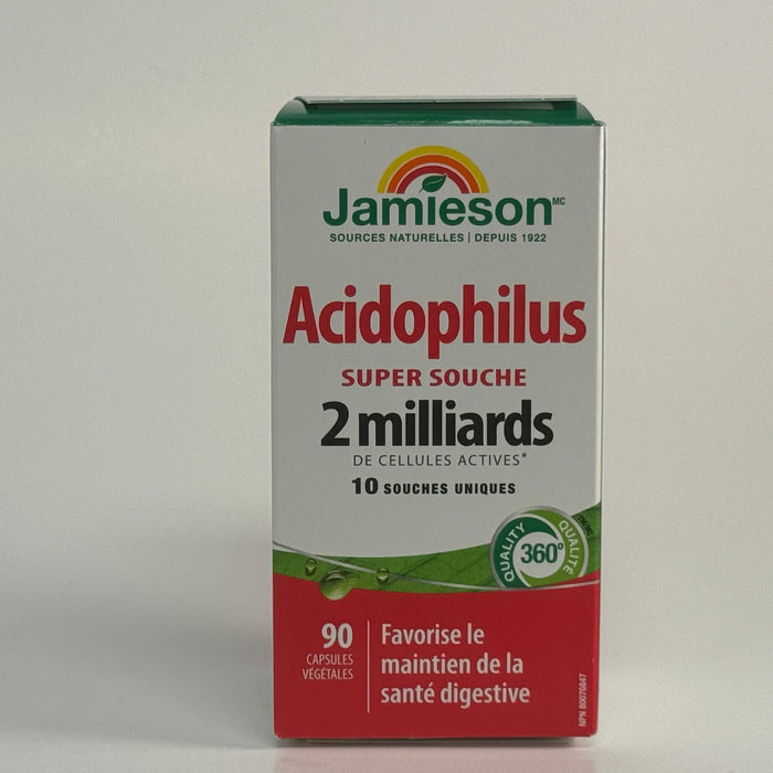 Jamieson Acidophilus Super Strain Capsules 2 Billion Active Cells (90 Capsules)