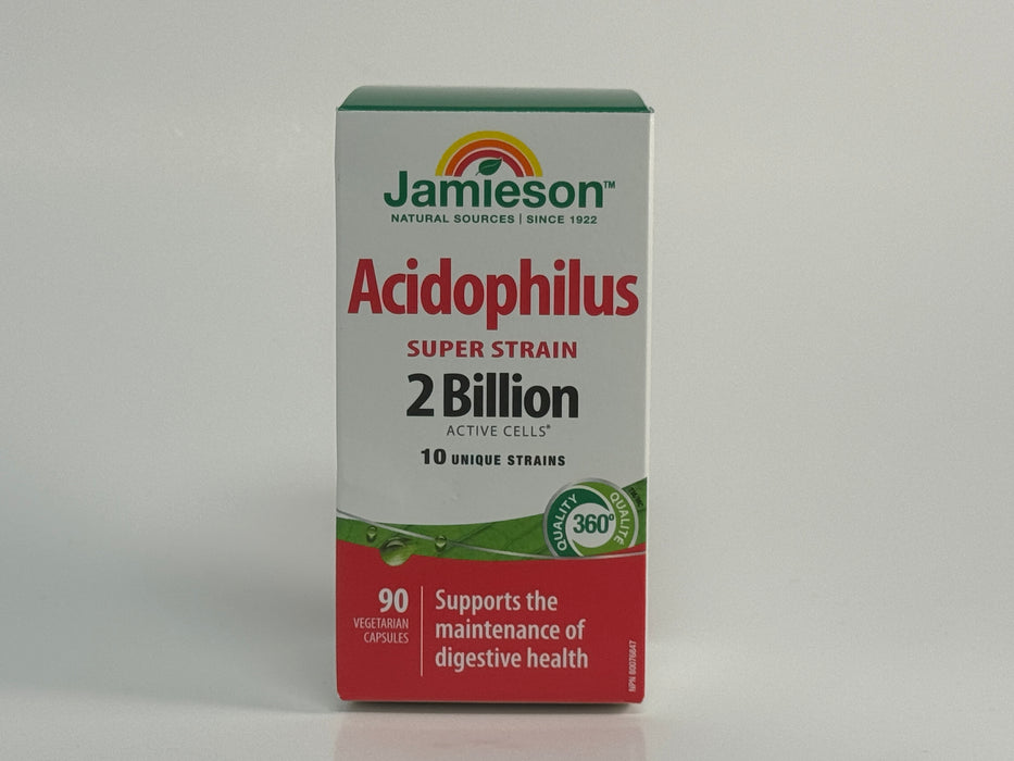 Jamieson Acidophilus Super Strain Capsules 2 Billion Active Cells (90 Capsules)