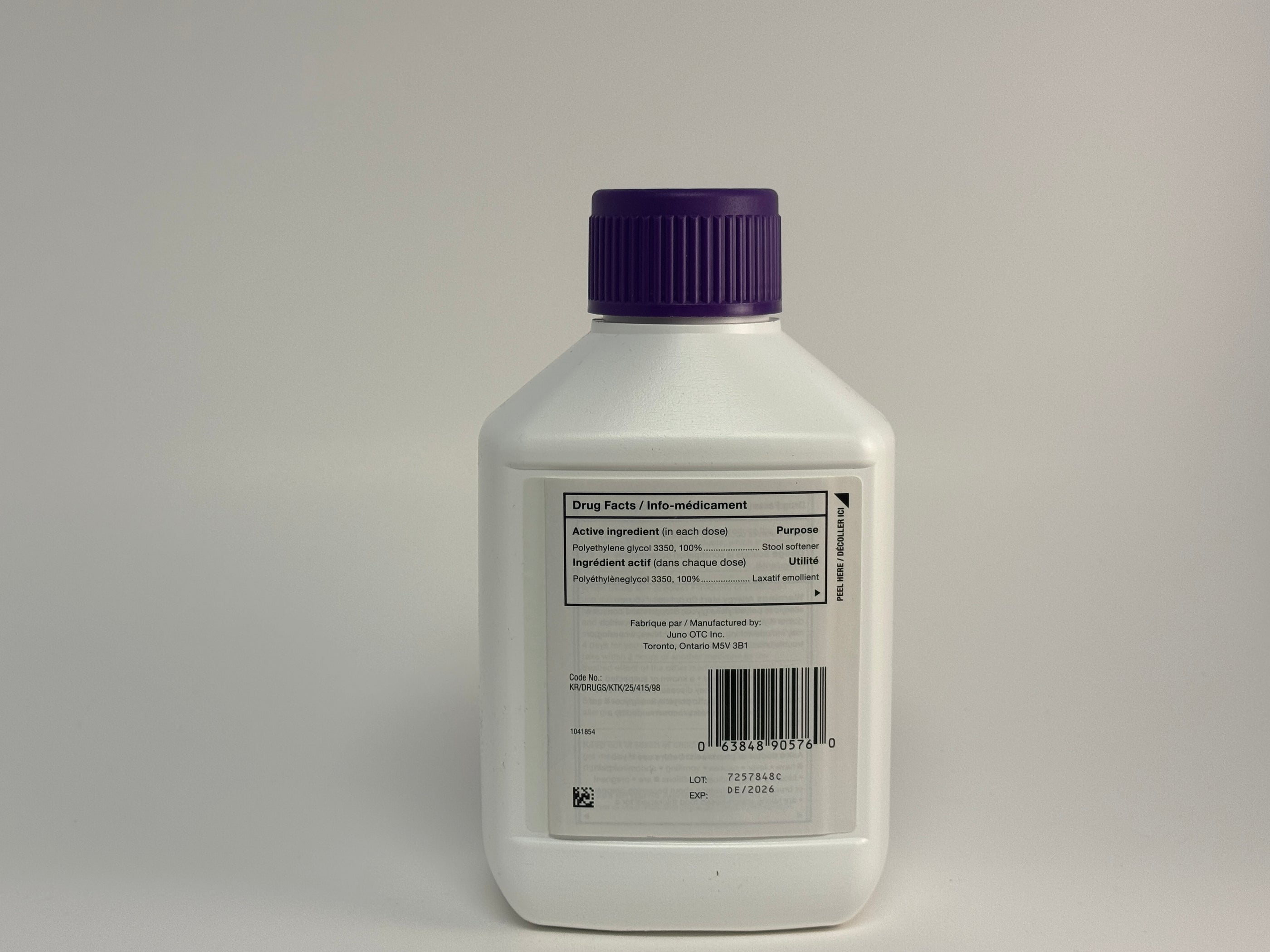 Biomedic Hydralax Powder Polyethylene Glycol, Constipation Relief 3350 ...