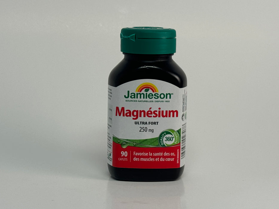 Jamieson Magnesium 250mg Ultra Strength (90 Tablets)