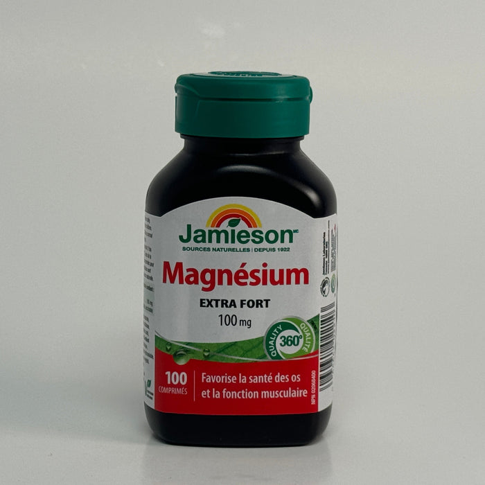 Jamieson Magnesium 100mg (100 Tablets)