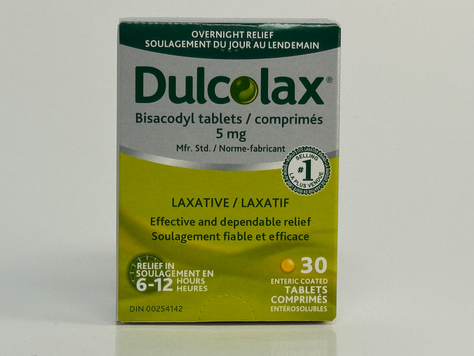 Dulcolax Tablets 5 mg - 10, 30 & 60 Tablets