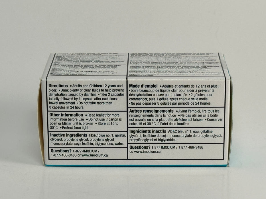 Imodium Liqu-Gels, Diarrhea Relief - Box Sizes Available 24 & 60s