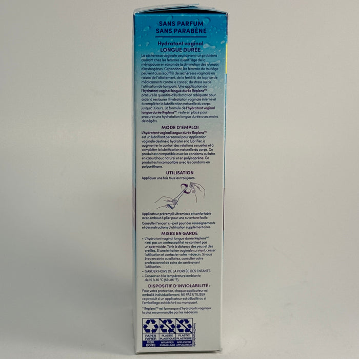 Replens Vaginal Moisturizer (8 & 3 Pre-Filled Applicators Available)