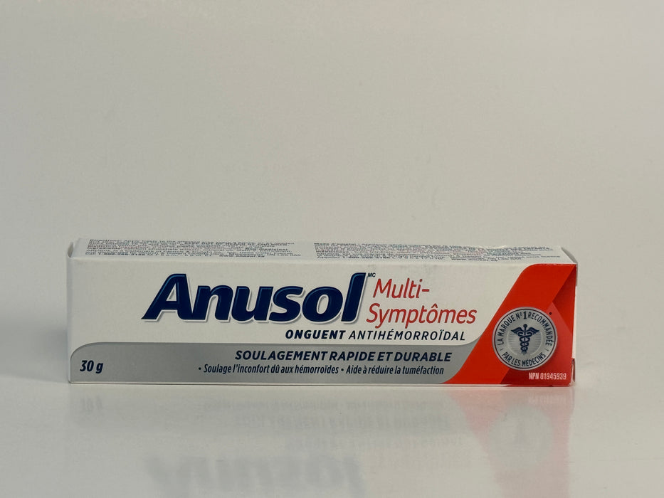 Anusol Hemorrhoid Ointment, Multi-Symptom 30g