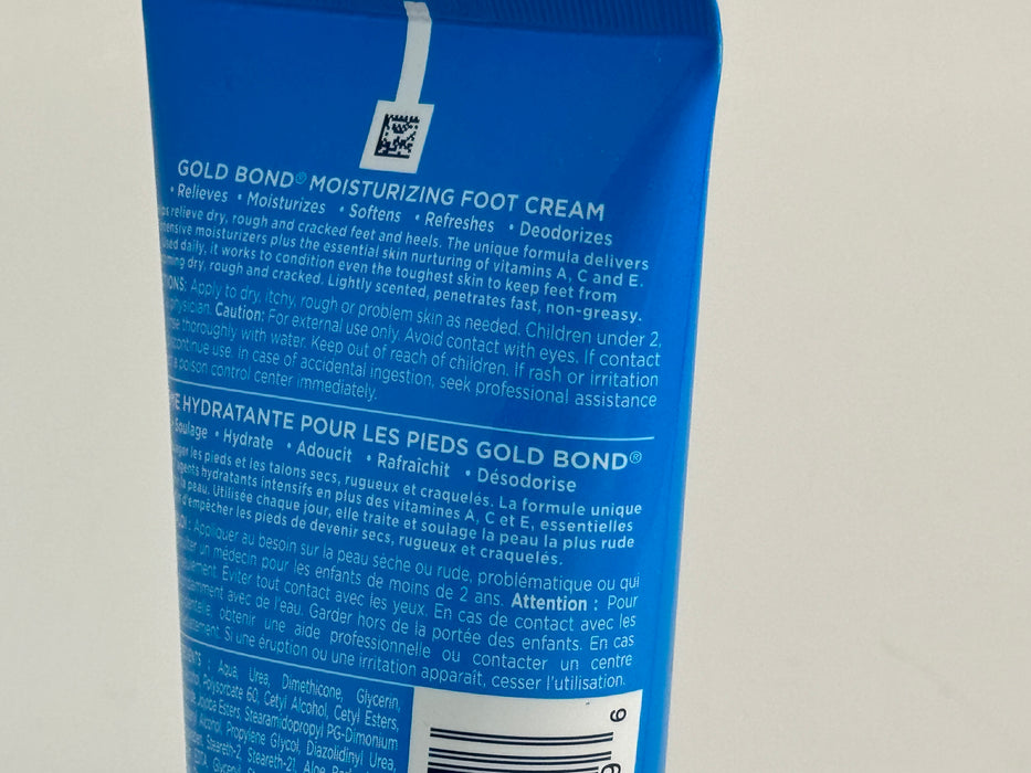 Gold Bond Foot Cream Tube (113 g)