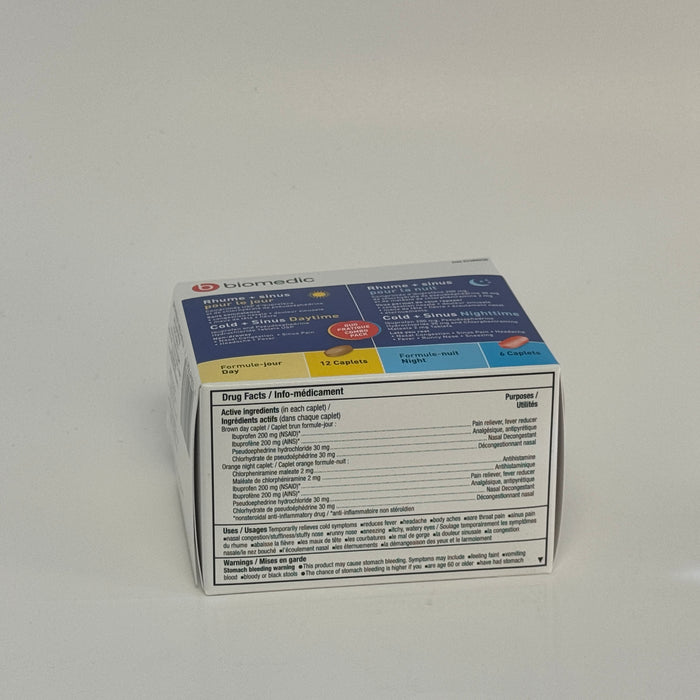 Biomedic Cold & Sinus Relief (18 Caplets)