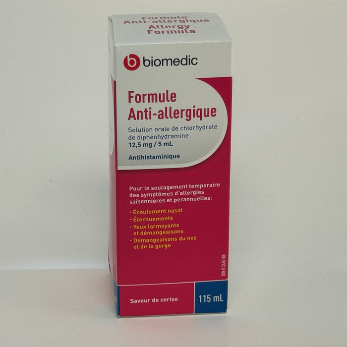 Biomedic Allergy Syrup (Cherry Flavor, 115ml)