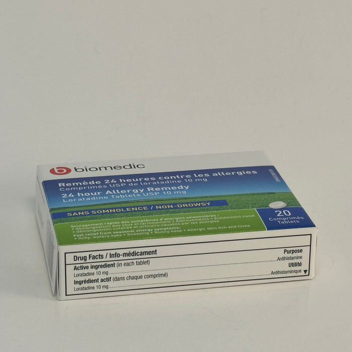 Biomedic Allergy Remedy, 10mg Loratadine (20 Tablets)